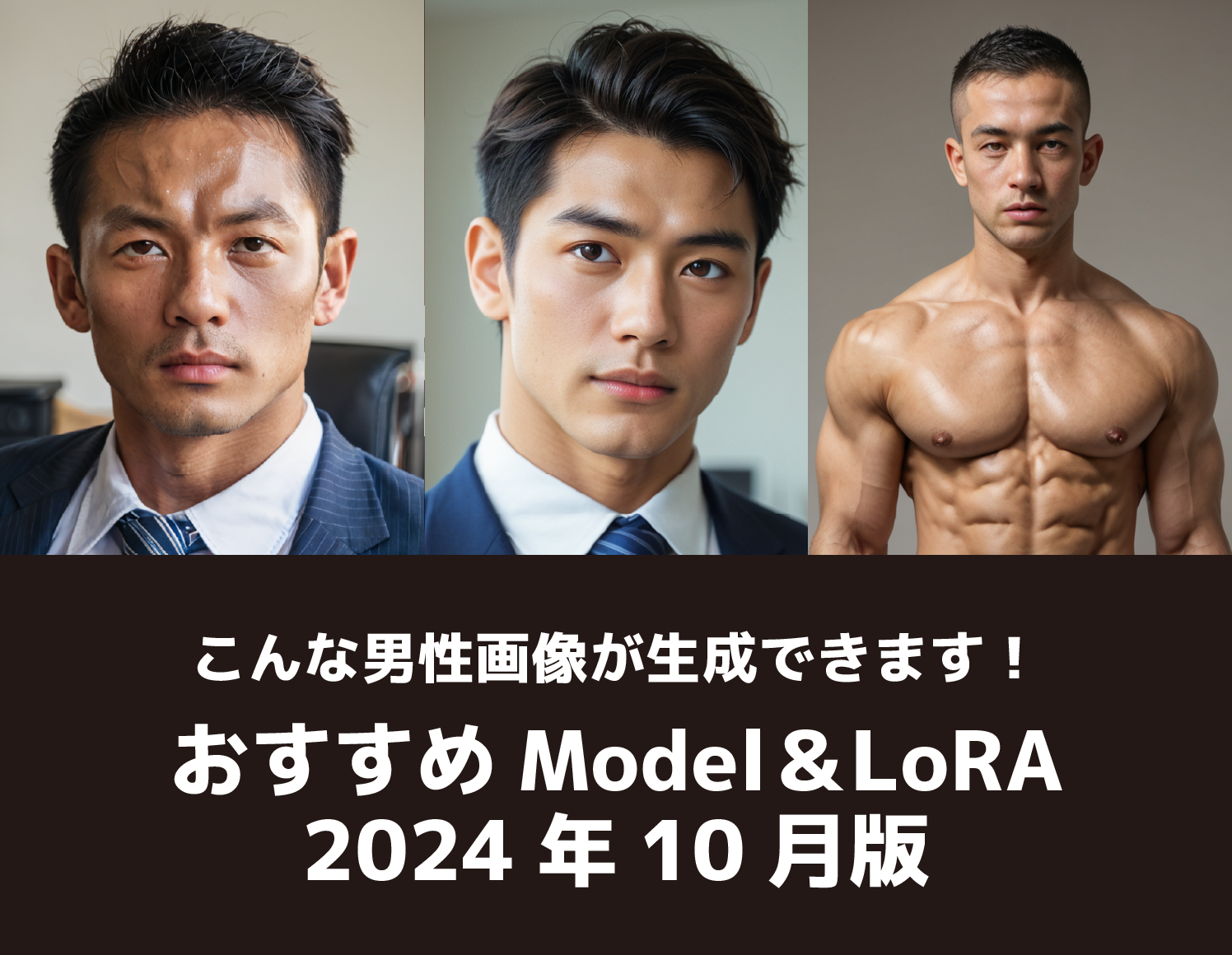 2024年10月おすすめModel＆LoRA紹介記事サムネイル