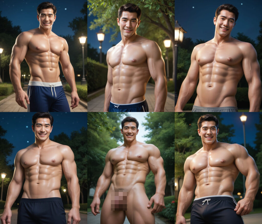 FoxAI_PONY_PHOTOREALで生成した日本人（アジア人）風男性画像