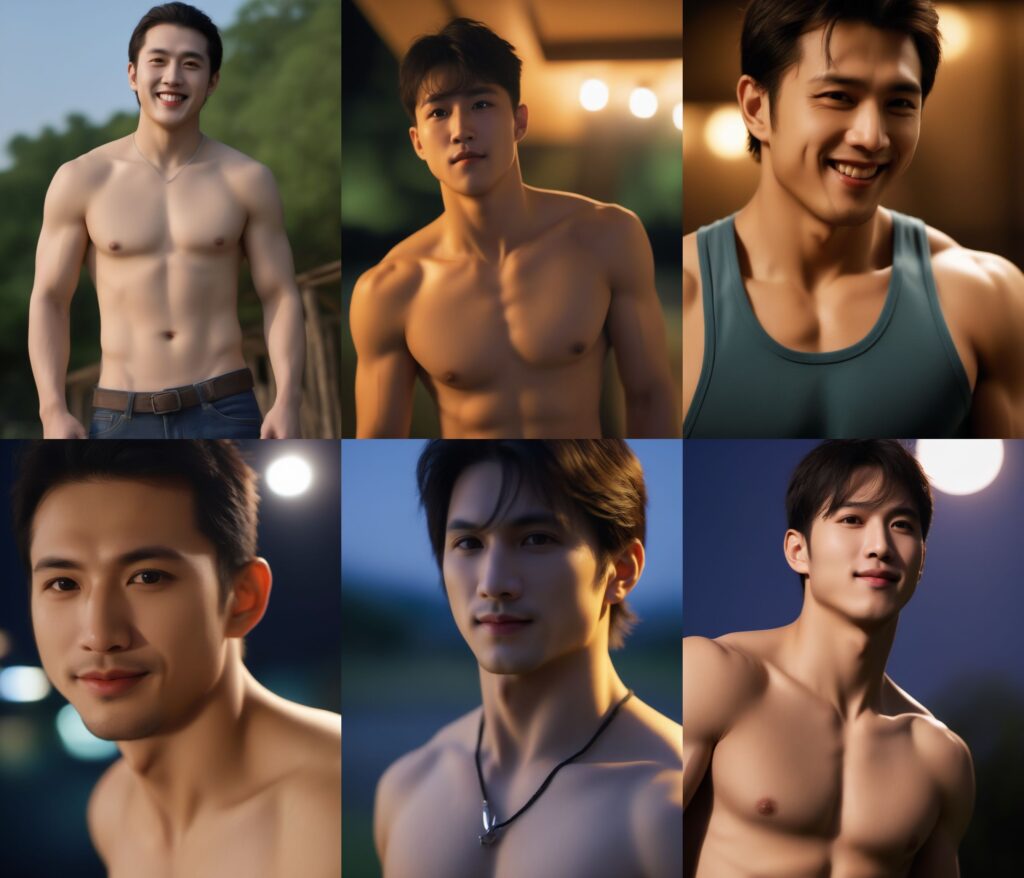 XXMix_9realisticSDXLで生成した日本人（アジア人）風男性画像