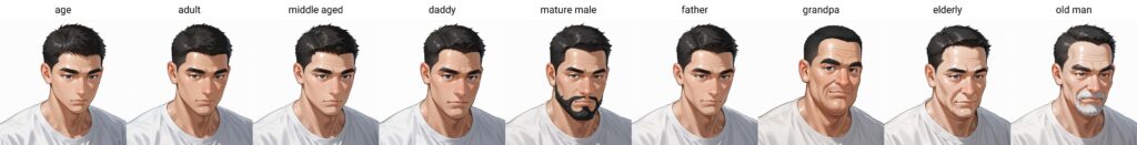 homosimileXL_ilxlV10を使いおじさん・おじいさん関連プロンプトで生成した画像