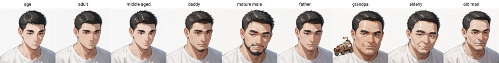 waiNSFWIllustrious_v100を使いおじさん・おじいさん関連プロンプトで生成した画像