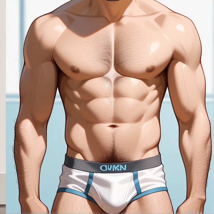 "very hairy"のプロンプトで生成した画像