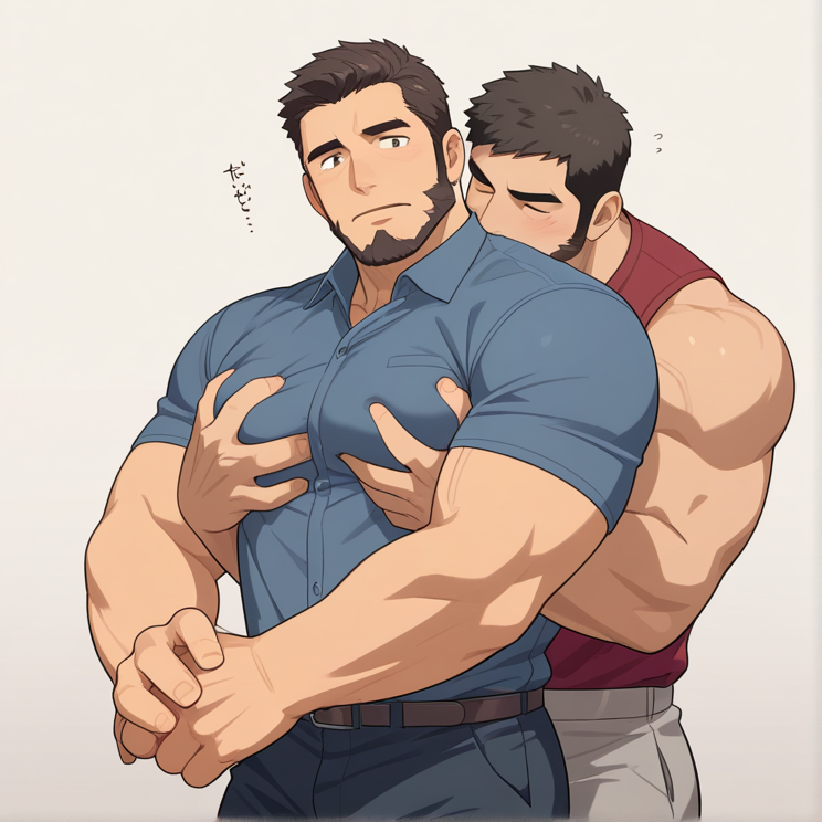 grabbing from behind